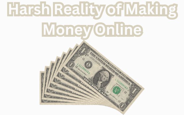Harsh Reality of Making Money Online