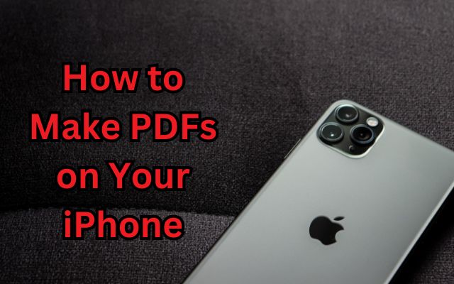 Make PDFs