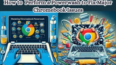 Powerwash to Fix Major Chromebook