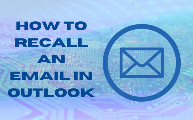 Recall an Email