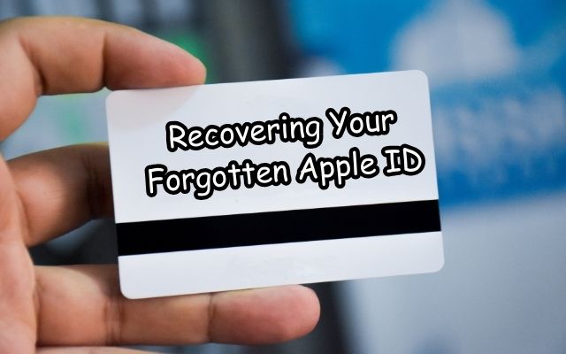 Recovering a Forgotten Apple ID