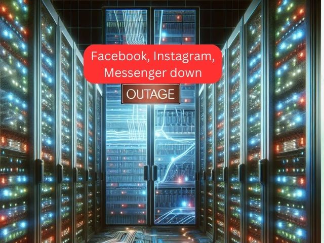 Facebook, Instagram, Messenger down