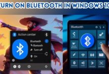 Turn on Bluetooth in Windows 10