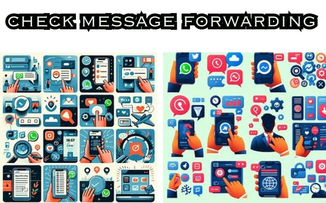How to check message forwarding