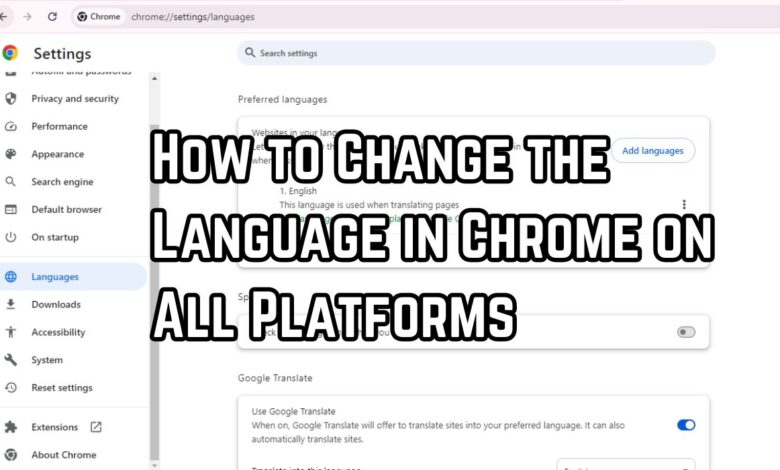 How to Change Language in Chrome on All Platforms