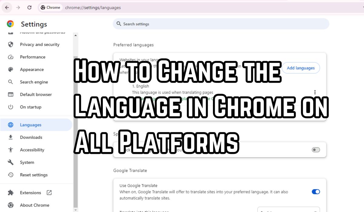 How to Change Language in Chrome on All Platforms